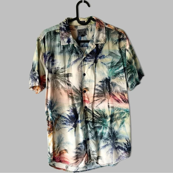 Guess Rogan Pacific Palms  Regular-Fit Button-Down Shirt - Picture 4 of 14